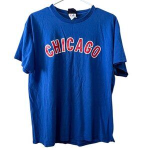 Ryne‎ Sandberg  Blue T SHIRT Jersey Chicago Cubs #23 Adult Measured Cooperstown